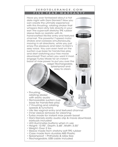 Zero Tolerance Date Night W-dani Daniels Audio & Movie Download