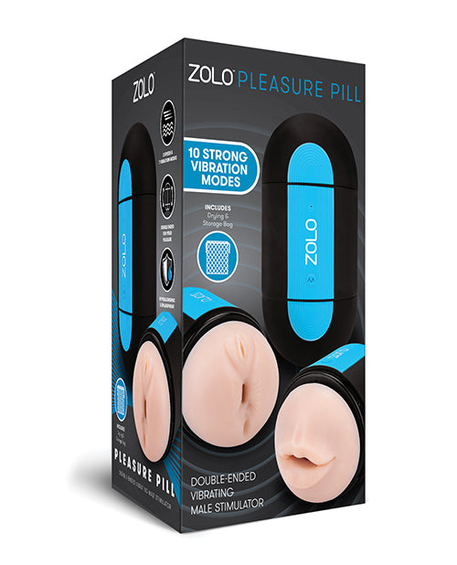 Zolo Pleasure Pill Double Ended Vibrating Stimulator