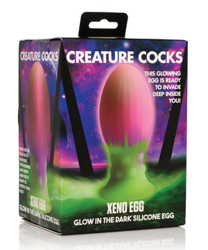 Creature Cocks Glow In The Dark Silicone egg
